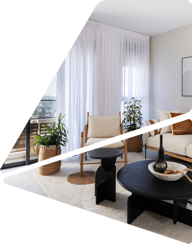 דירה בתכנון אדריכלי Architecturally Designed Apartment