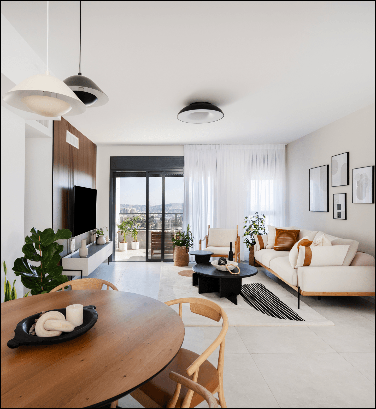 דירה מעוצבת בסגנון מודרני וחדשני Apartment Designed in a Modern and Innovative Style
